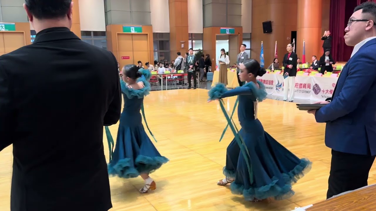 WTQ同步20251221 第一屆女傑盃 #34 1. U12雙人同步舞三項 標準舞 第二名