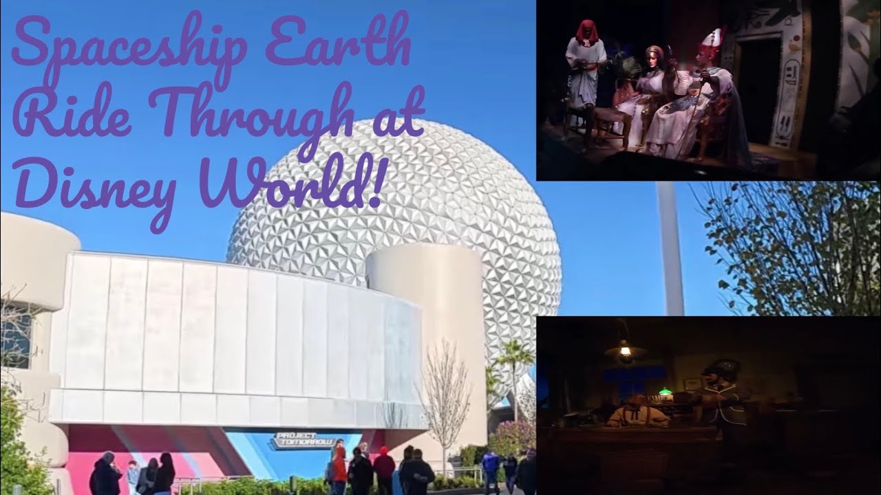 Spaceship Earth ride through at Disney World’s Epcot!