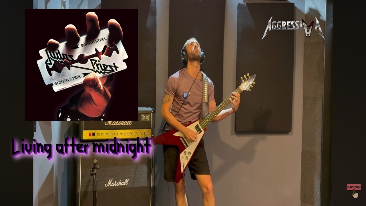 Judas Priest - Living after Midnight - guitar cover #045