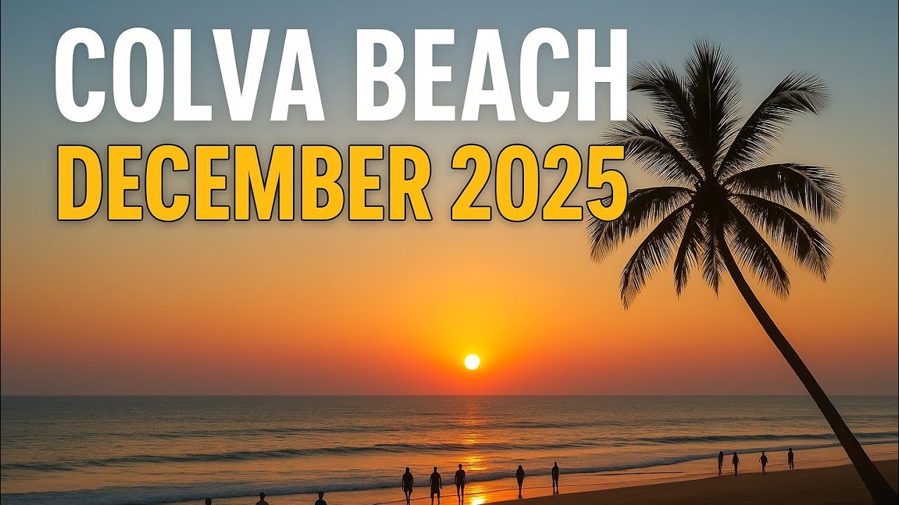 Colva Beach Goa | December Vibes 2025 | Goa Quest Travel Vlog | South Goa Tour