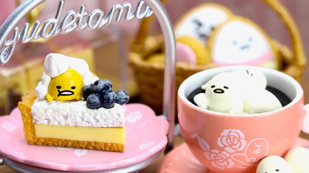 リーメント いまどき女子の本音が見え隠れ?! ぐでたま系スイーツ女子 サンリオ Re-Ment Sanrio Gudetama Sweets