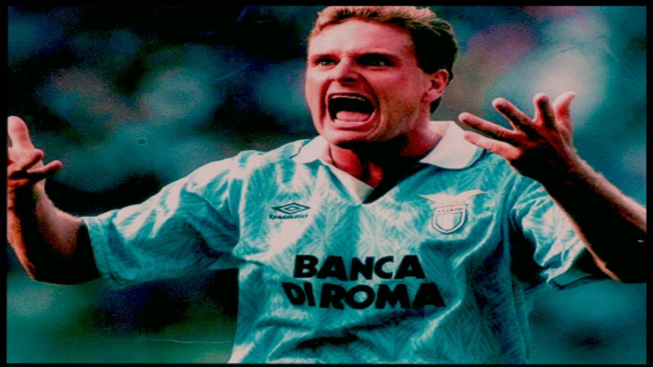 Paul Gascoigne | Pazzie, Follie e Magie | Tribute S.S Lazio. HD