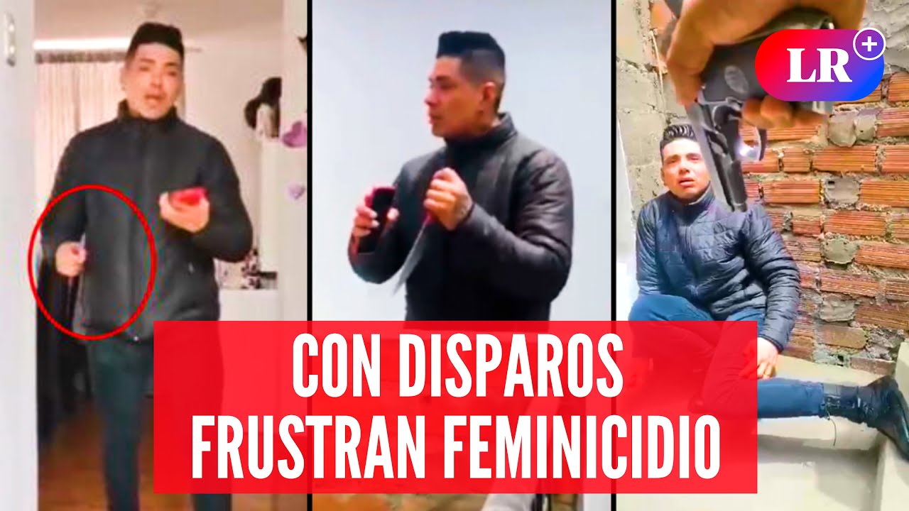 Policía DISPARA a SUJETO ARMADO con CUCHILLO y evita FEMINICIDIO en Independencia | #LR