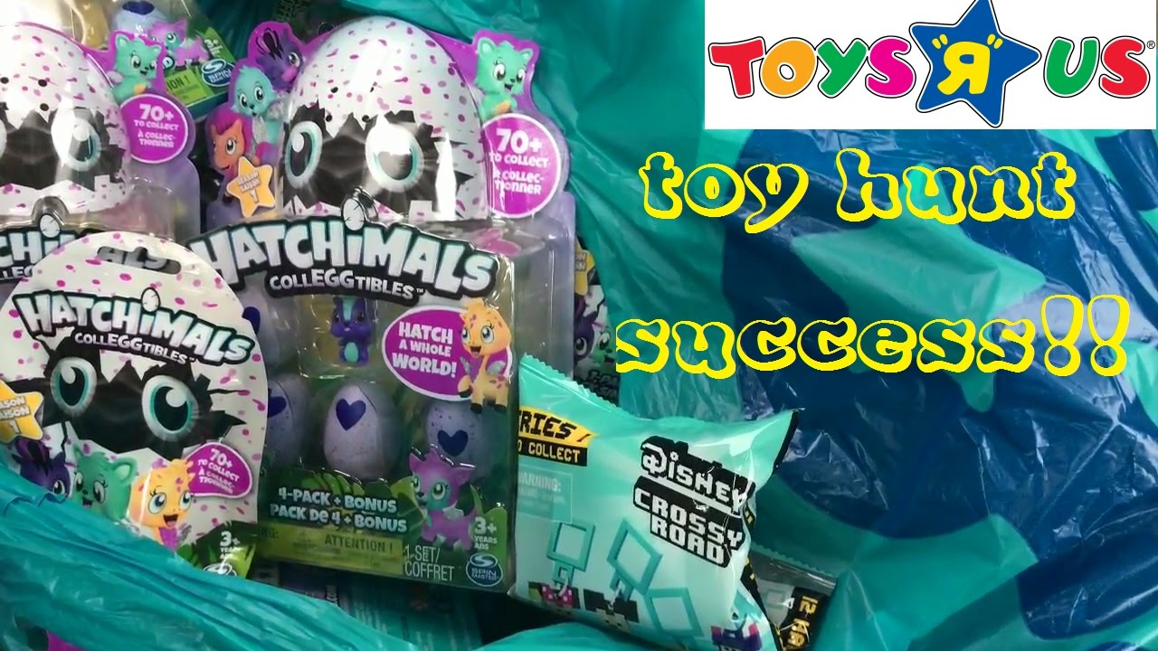 HATCHIMAL COLLEGGTIBLES Toys R US toyhunt score!!! Plus found Crossy RD blindbags!