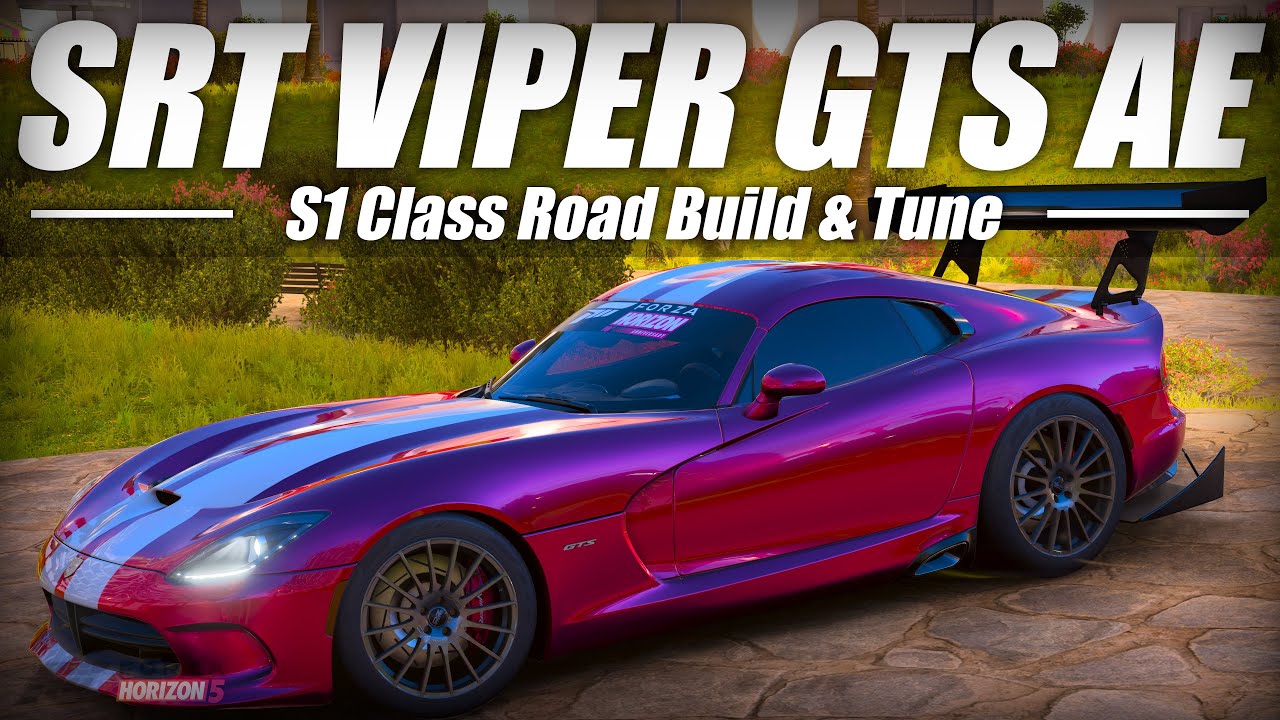 2013 Dodge SRT Viper GTS AE Customization Race Build with Tune | S1 Class | Forza Horizon 5 Online