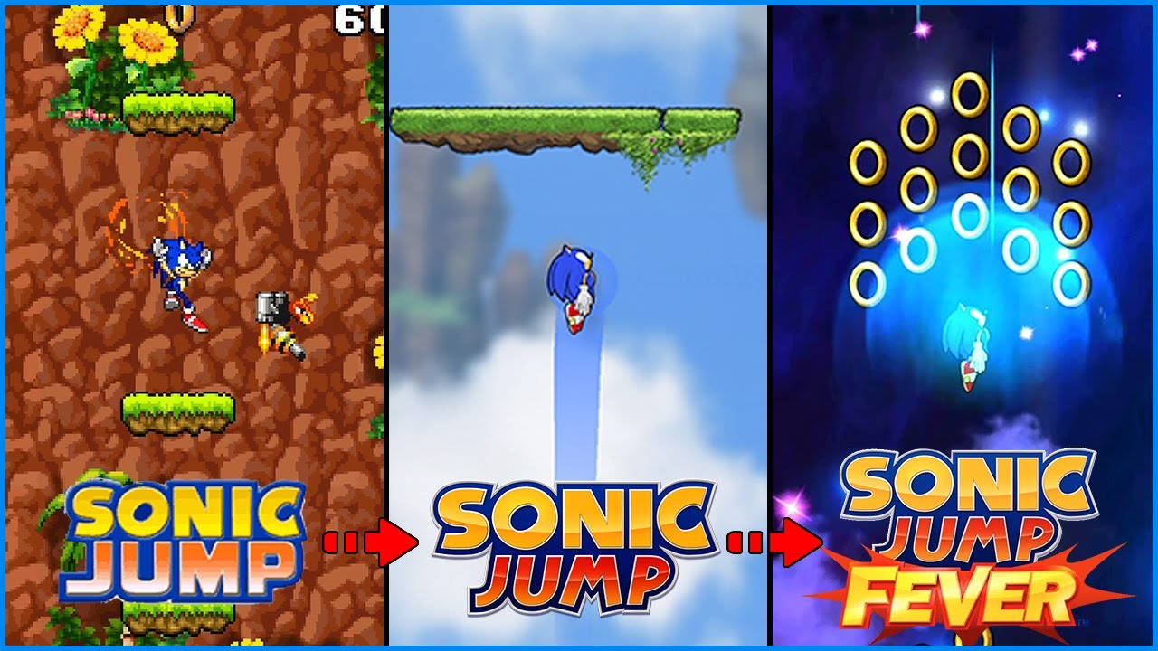 Sonic Jump (Java) VS Sonic Jump VS Sonic Jump Fever
