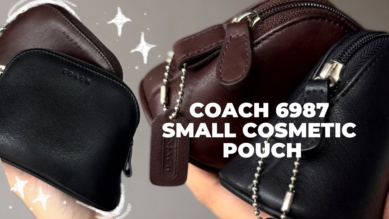 color comparison | vintage coach 6987 slg small cosmetic pouch