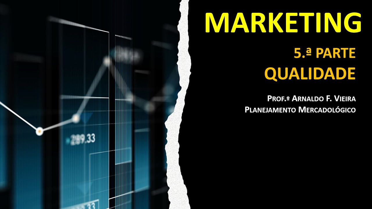 Planejamento Mercadológico - Marketing 5.ª Parte - Qualidade