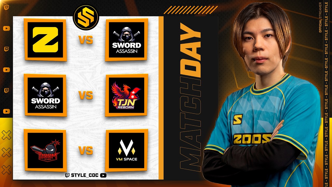 🔴 LIVE - GUERRAZAS ASIÁTICAS con ZOOS ESPORTS, BOOM ACADEMY, SWORD ASSASSIN, VM SPACE, TJN