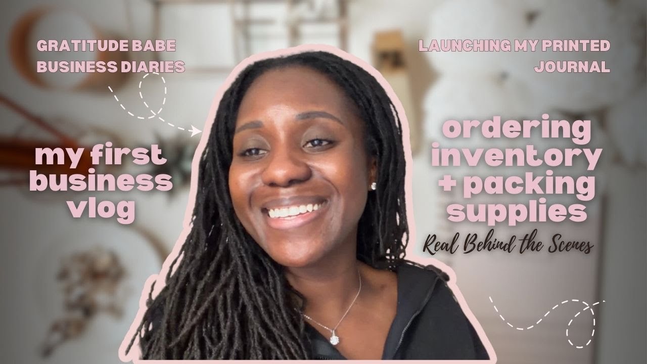 VLOG | I Placed My First Bulk Order  | Building Gratitude Babe™ From Scratch