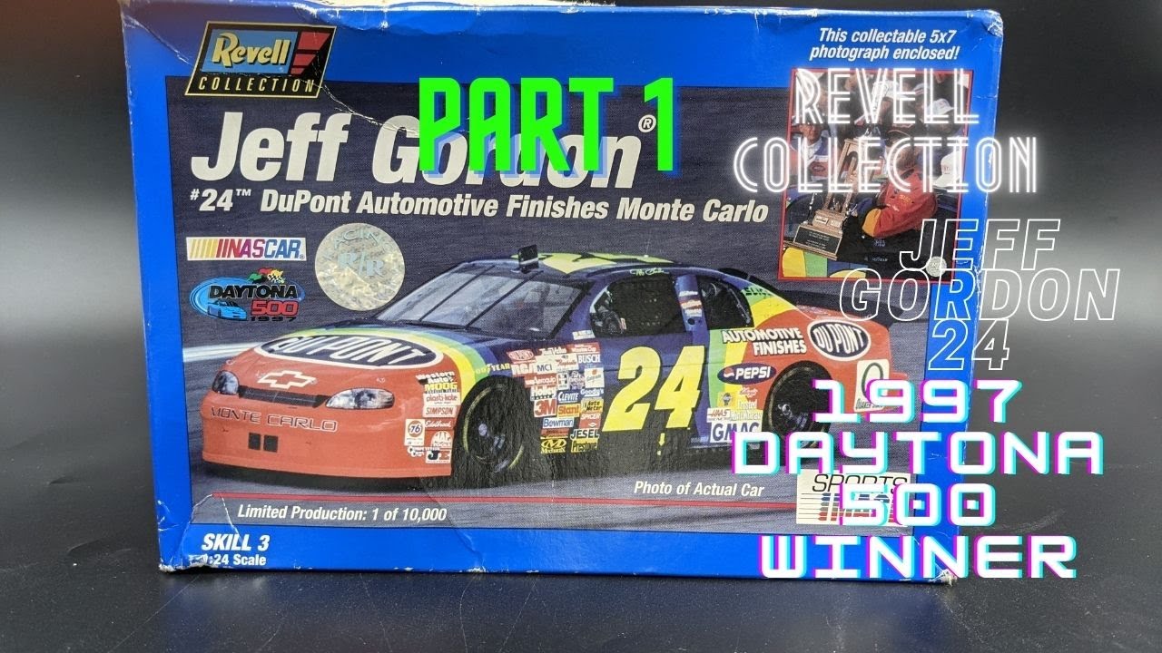 Revell Collection '97 Jefff Gordon Dupont #24 Monte Carlo Part 1: Engine & Interior