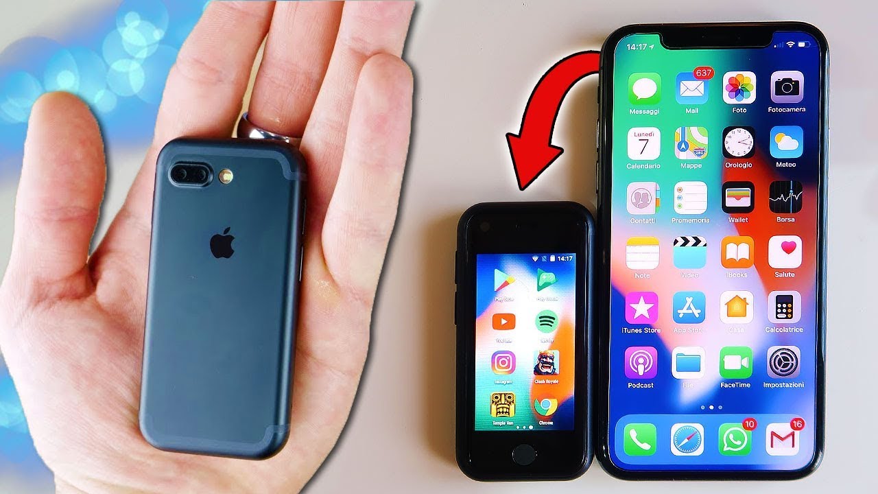 L'iPHONE PIÙ PICCOLO DEL MONDO (Funzionante)