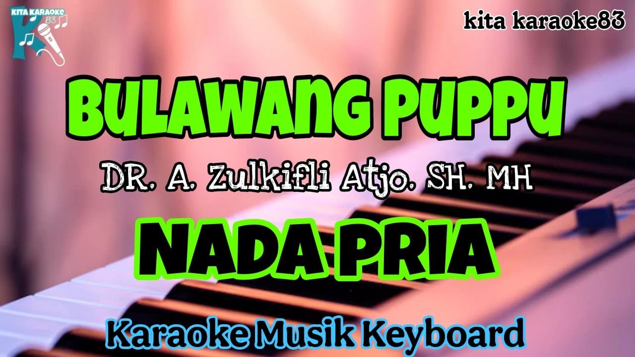BULAWANG PUPPU - Pallateang Nada Pria KARAOKE