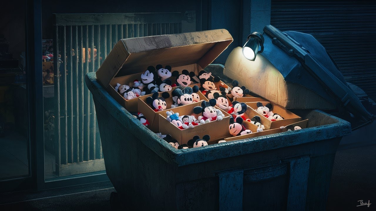 😱😱 INACREDITÁVEL!! PEGUEI TODO O ESTOQUE da LOJA da DISNEY no DUMPSTER!!!  🇺🇲