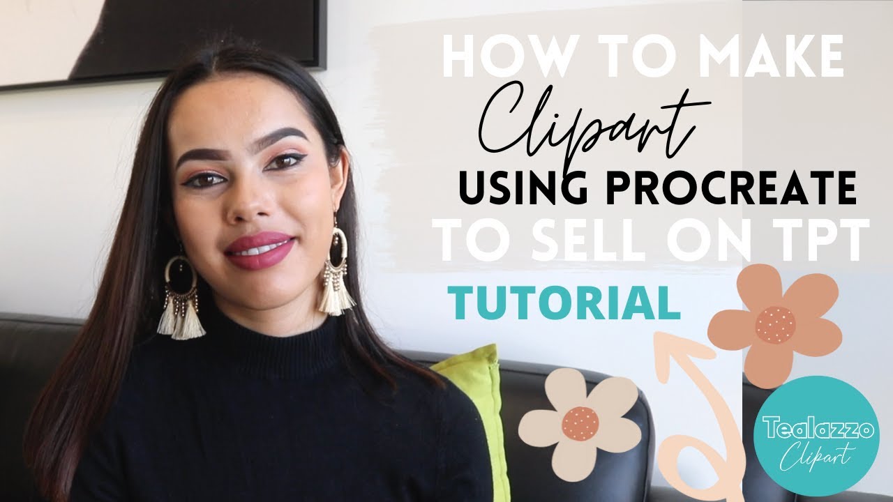 How to make and sell CLIPART on TPT (Teachers pay Teachers) in Procreate In depth TUTORIAL