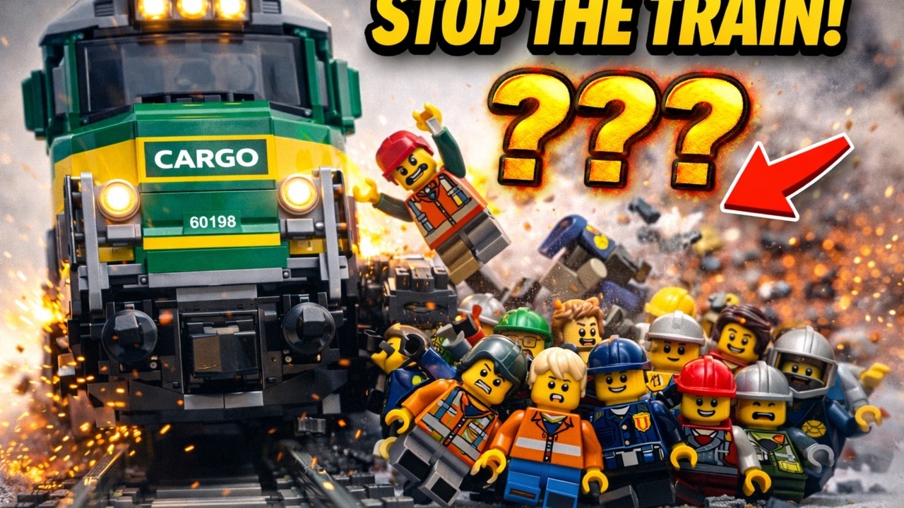 How Many LEGO Minifigures Does It Take to Stop a Train?