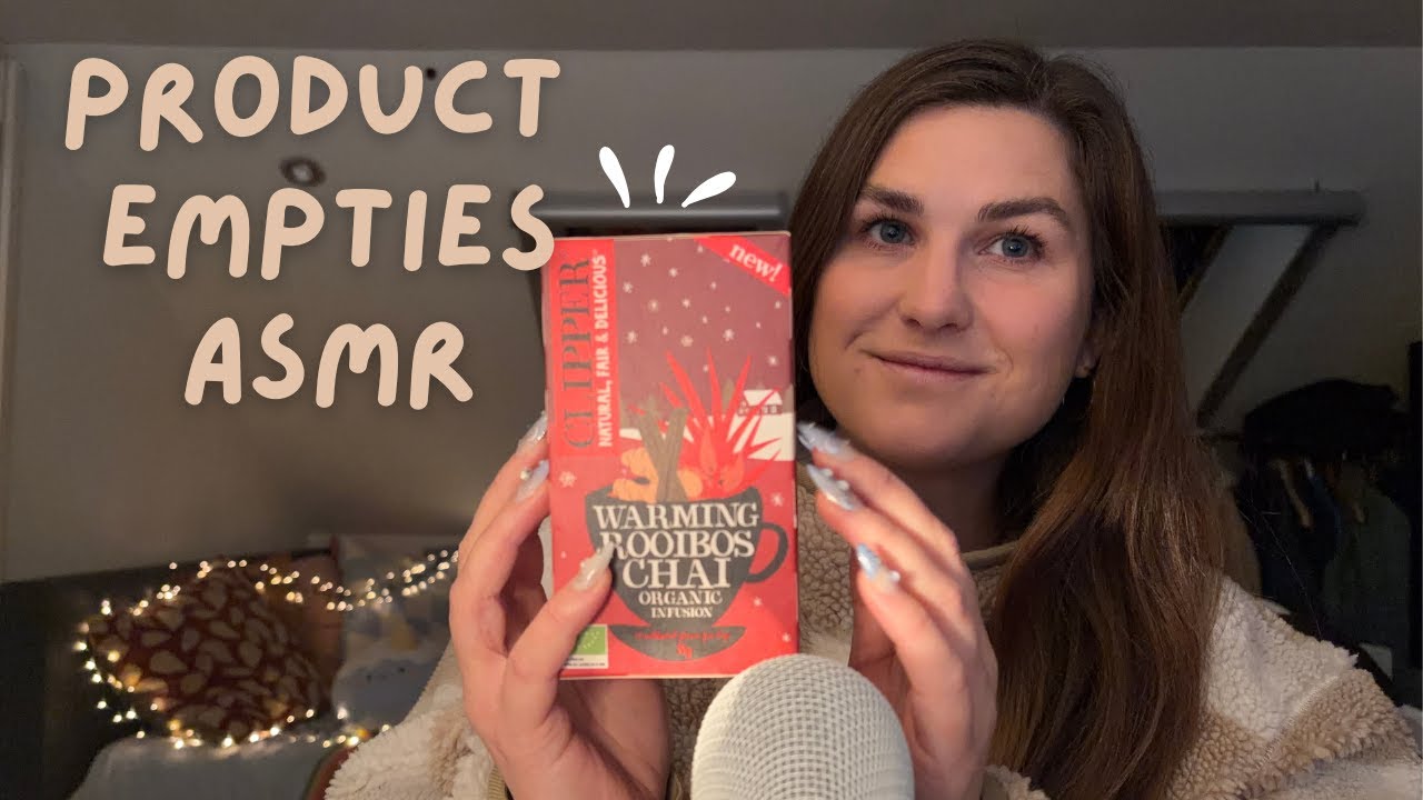 ASMR on Daily Product Empties 🍓🫐☕️  No Talking 🤫 Part 7