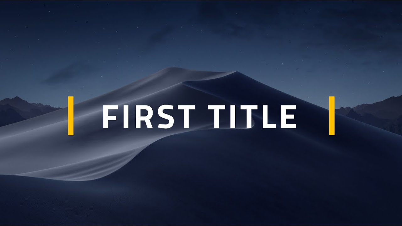 Minimalist Title Animation Using PowerPoint (2)