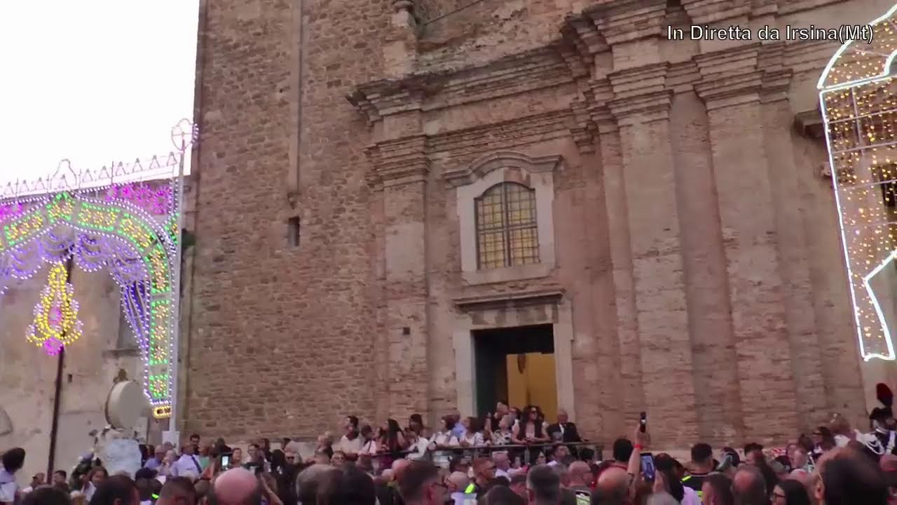 16 settembre 2025  uscita delle Sante Patrone  -Concattedrale di Irsina(Mt)-