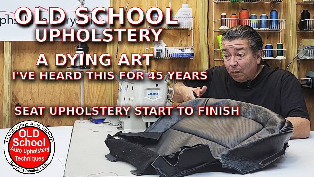 It really does exist! Old school Upholstery A dying art