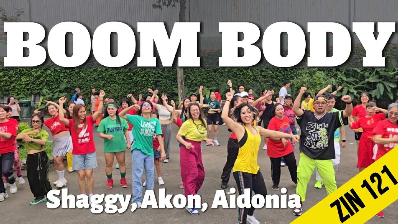 #зумба BOOM BODY - ZIN 121 | Шагги, Акон, Айдония | Дэнсхолл #танцевальныйфитнес