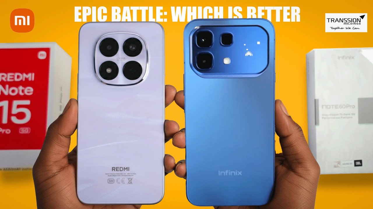 Transsion против Xiaomi: Redmi Note 15 Pro 5G против Infinix Note 60 Pro 5G.