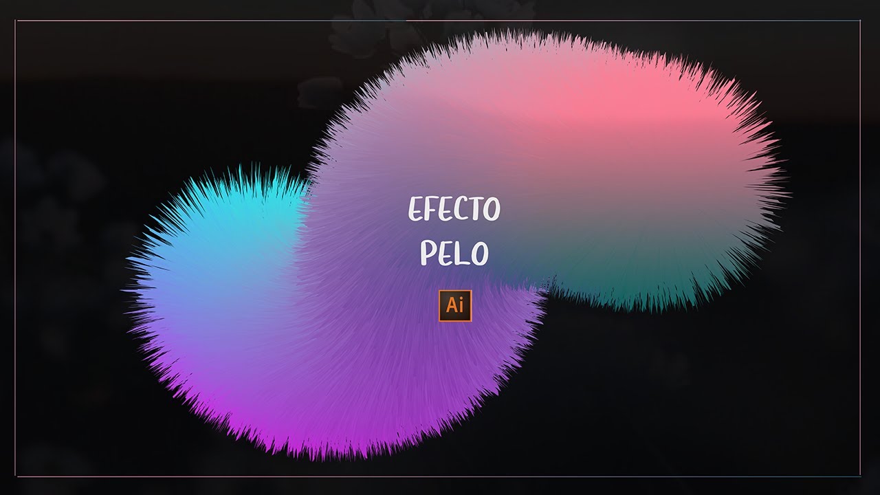 🖤C&oacute;mo Crear EFECTO PELO 3D en ILLUSTRATOR 2020🖤