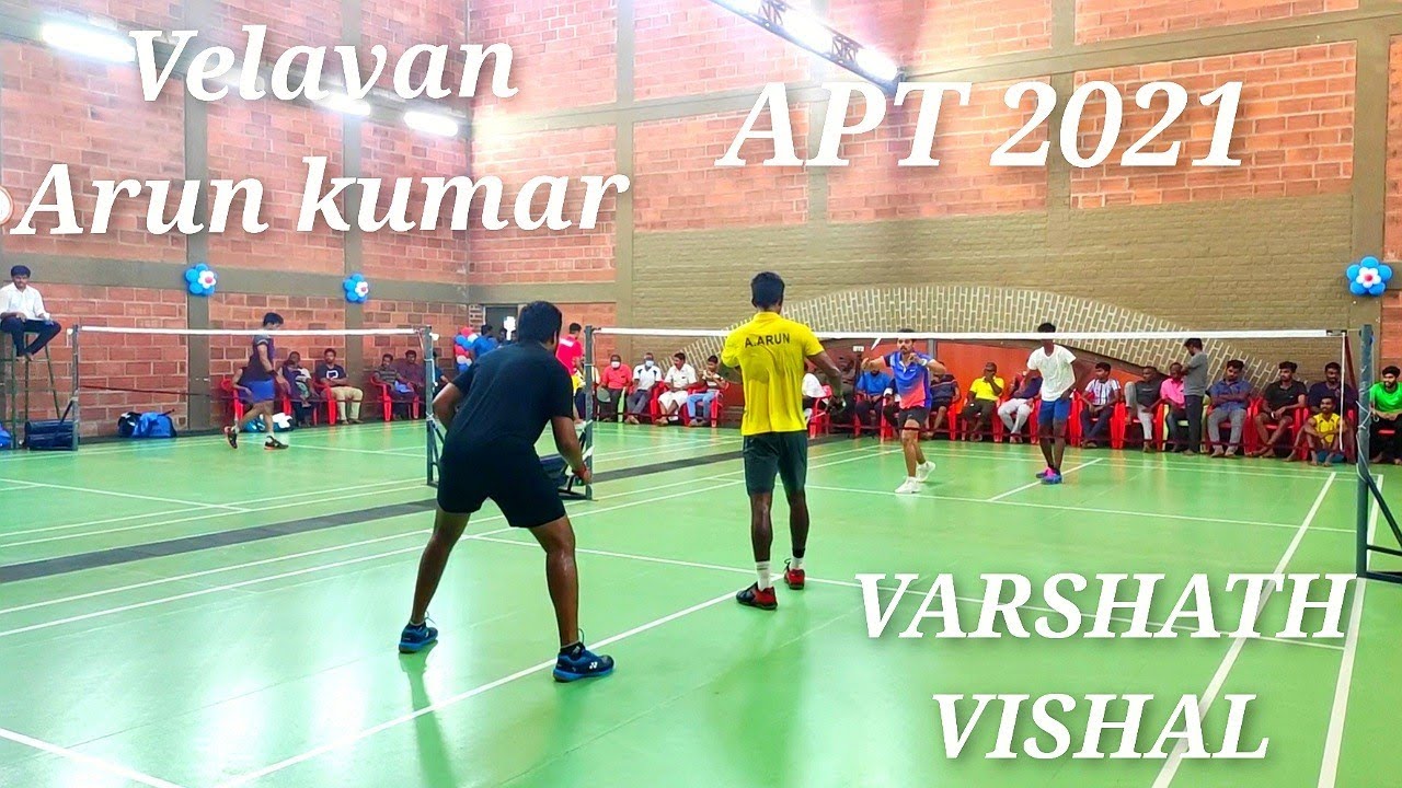 VELAVAN ARUN KUMAR vs VARSHATH VISHAL Anitha Parthiban Badminton Tournament 2021 Men Doubles