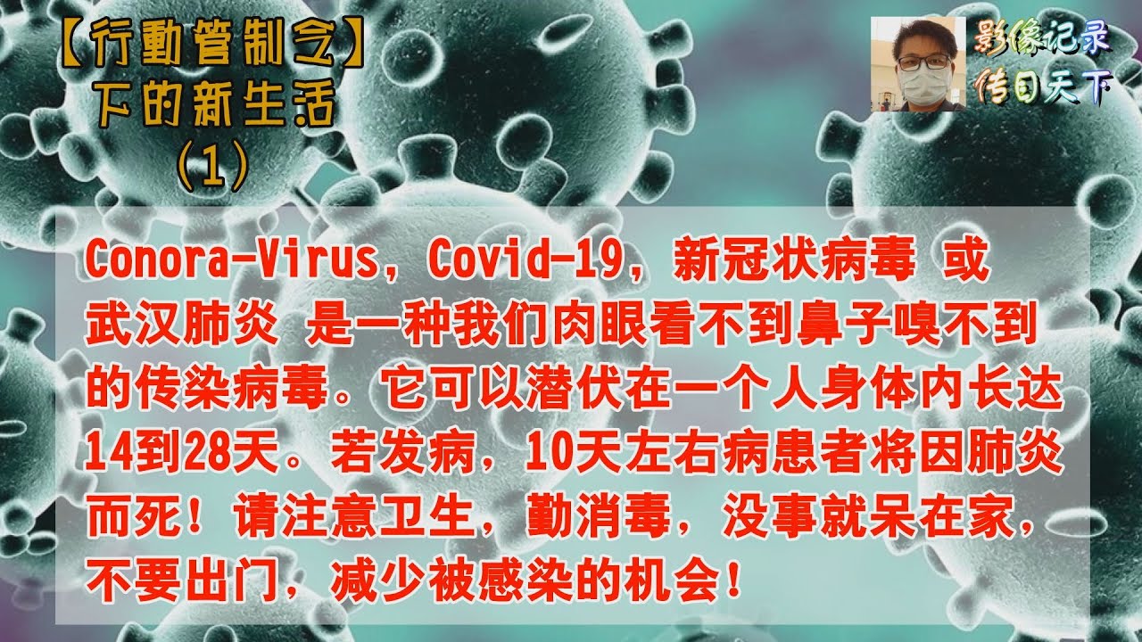 行动管制令下的新生活（1）