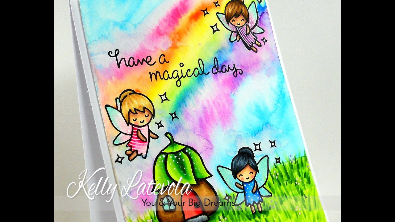 Lawn Fawn Fairy Friends Scene