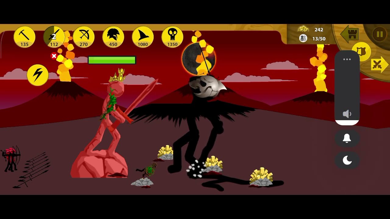 I play Stick war legacy the final boss level 