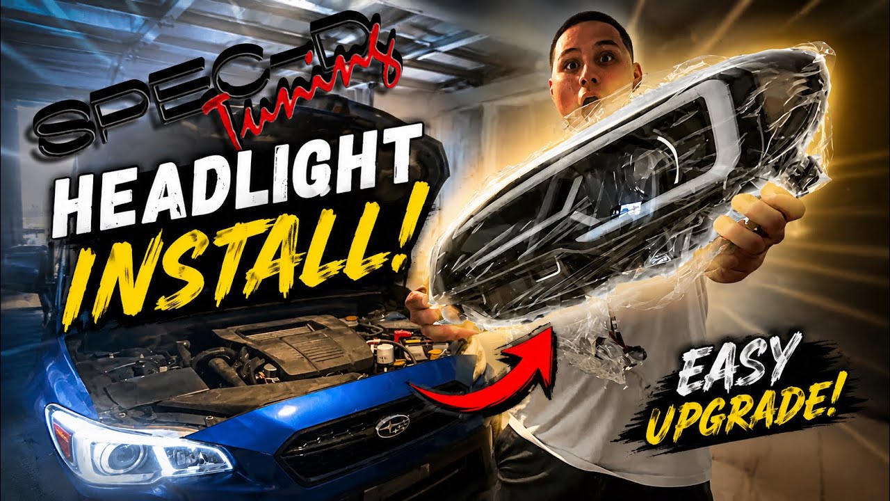 Installing the Spec-D Headlights on my 2020 WRX **GAME CHANGER**