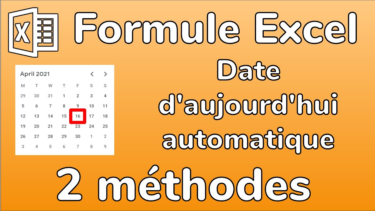 Formule Excel - Comment ajouter la date du jour automatique  - Formule AUJOURDHUI - Docteur Excel
