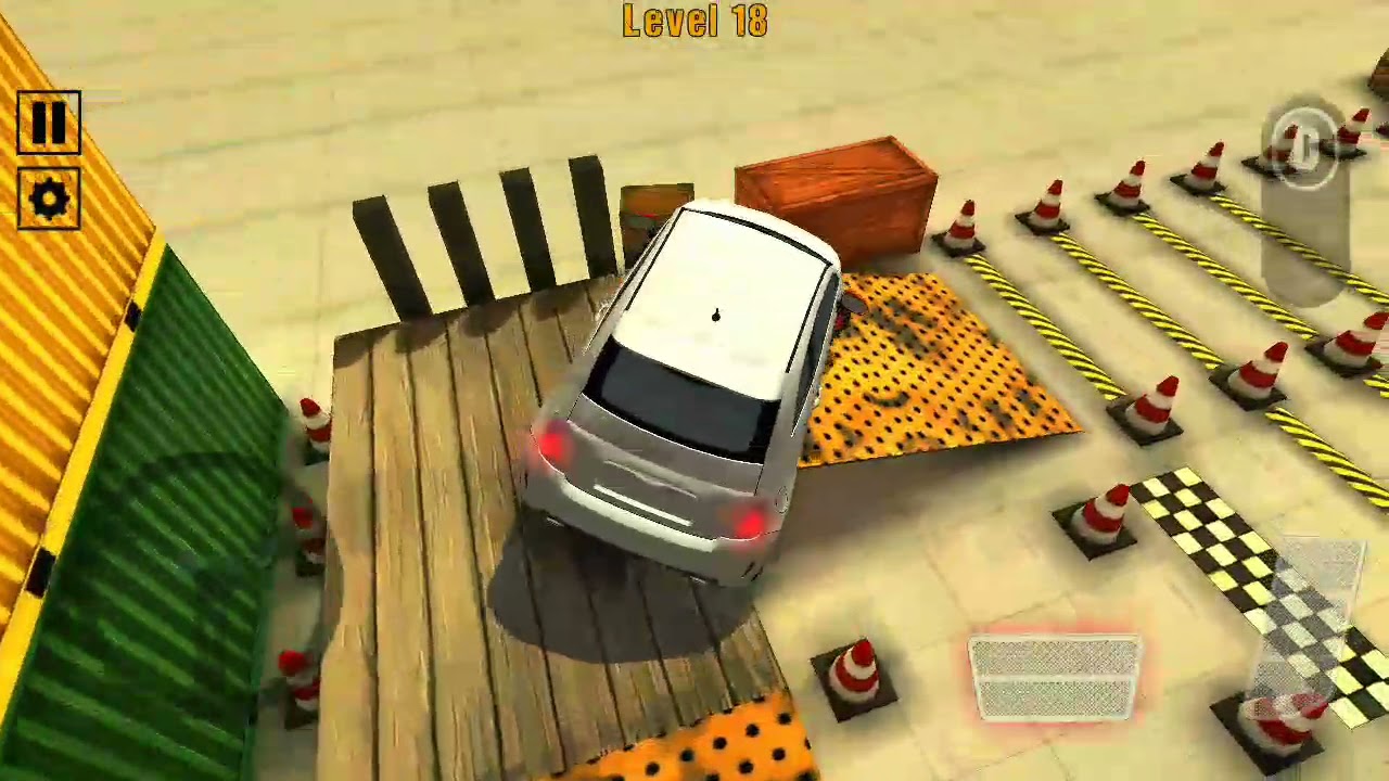 car driver 4 (hard parking) game. level #18