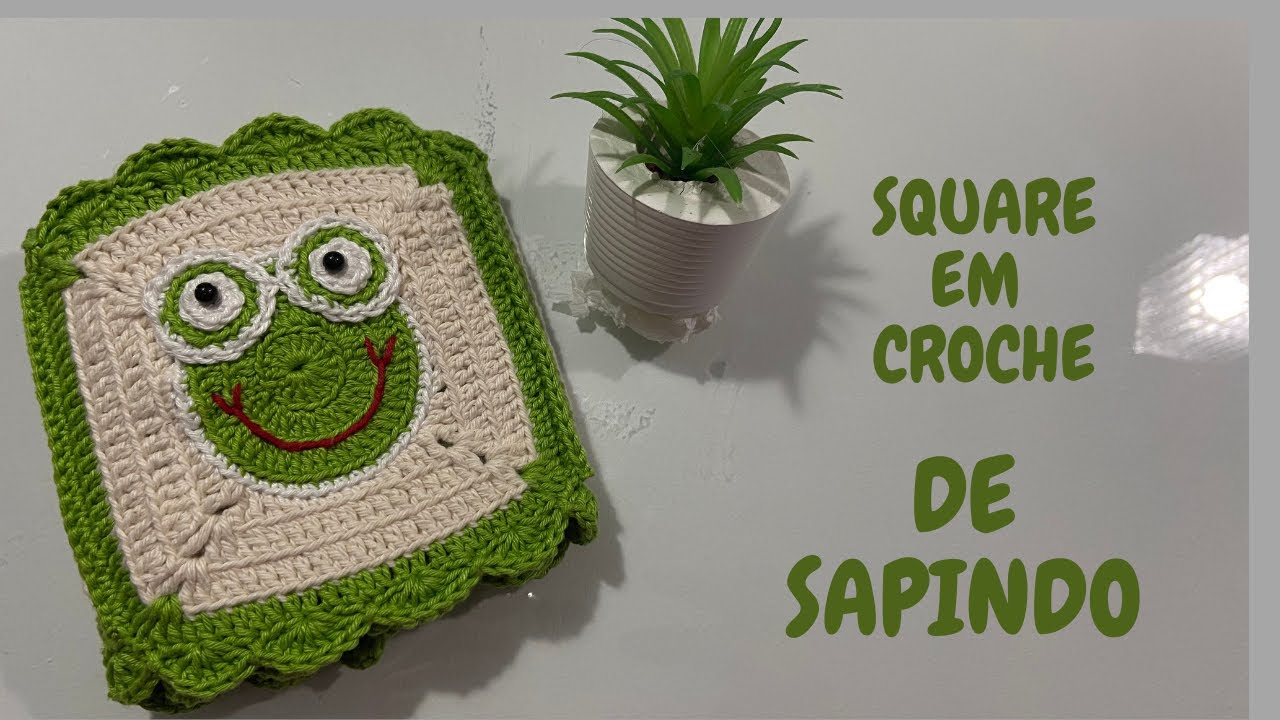 🐸SAPINHO DE CROCHÊ -SQUARE-
