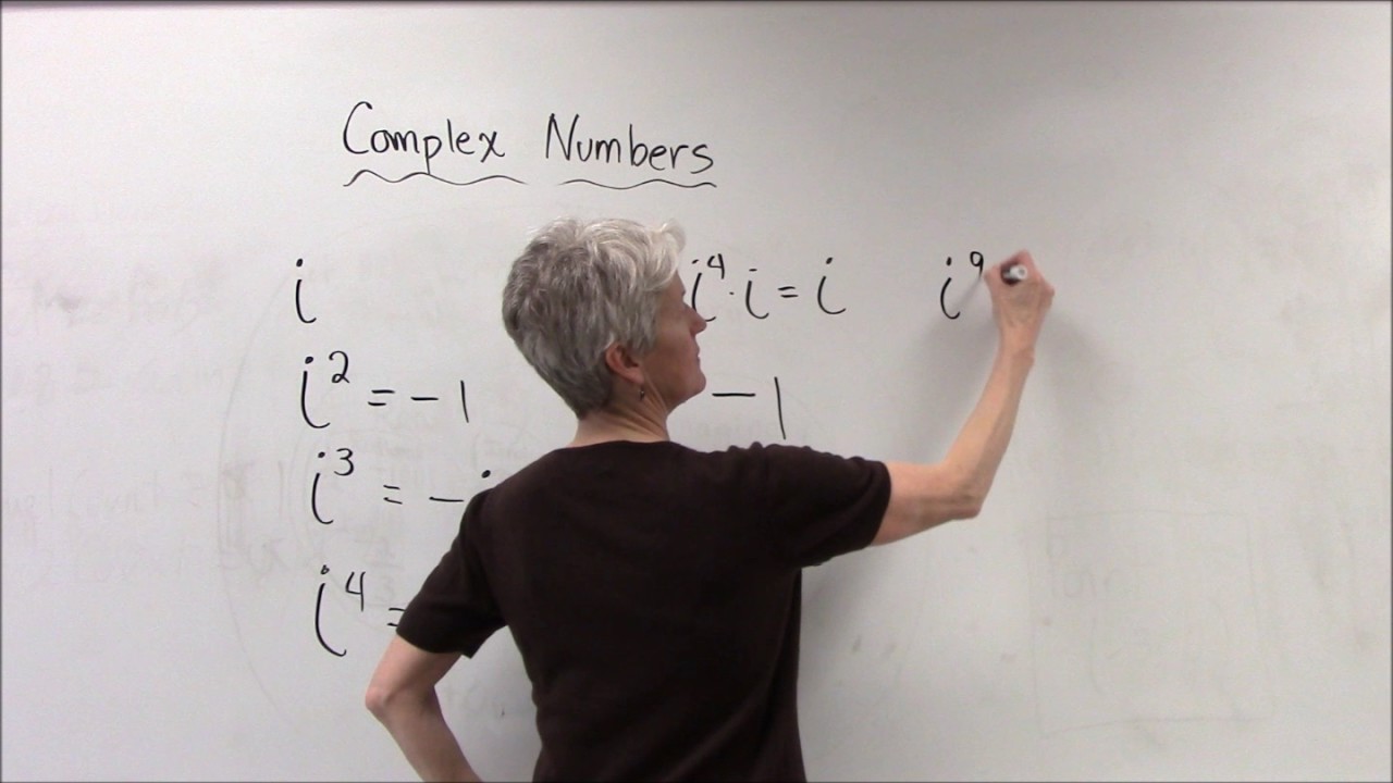Complex numbers and powers of i