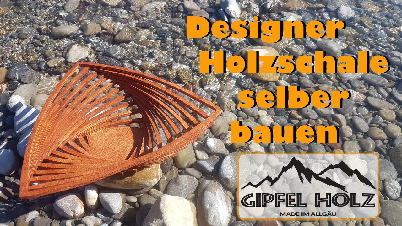 Bauanleitung | Designer Holzschale mit Stichsäge selber bauen