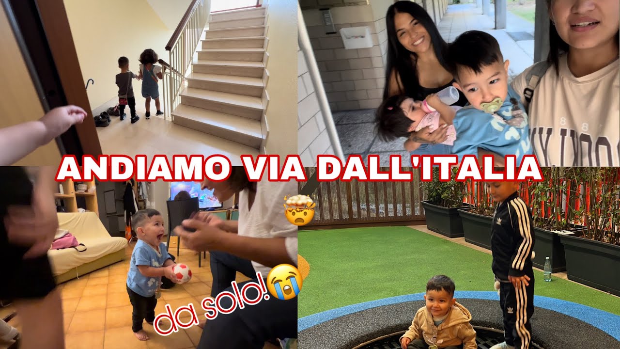 Vlog/ Andiamo via dall’Italia!🤯 *Dylan sta in piedi da solo!*😭😍