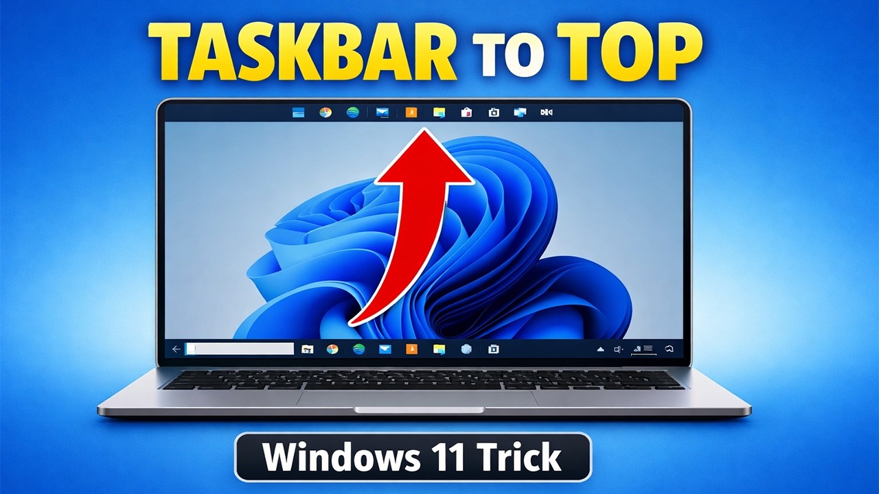 Перемещение панели задач наверх в Windows 11 | Пошаговое руководство