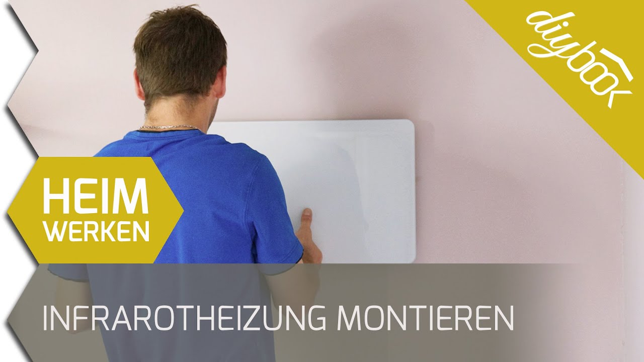 Infrarotheizung im Bad montieren