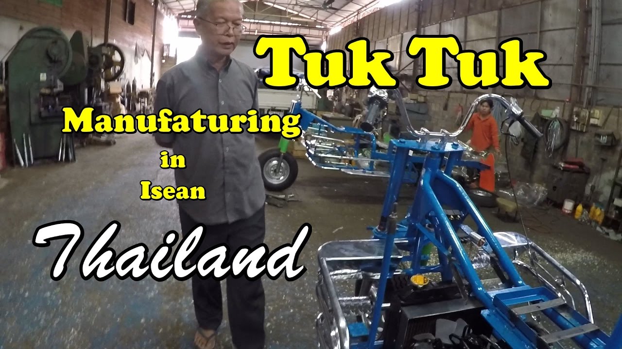 A look at a Tuk Tuk Manufacture shop in Isean Thailand and eating KFC