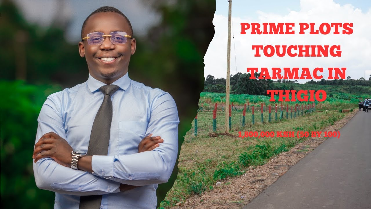 PRIME PLOTS TOUCHING TARMAC IN THIGIO, KIKUYU.