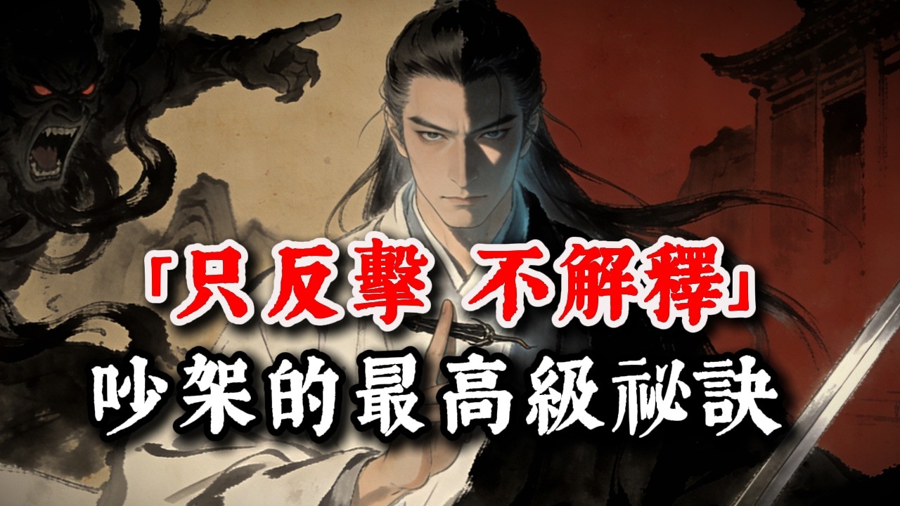 你越解釋，越被動！為什麼真正的高手，吵架時只反擊不解釋？（揭開頂級權謀的『心理防禦術』）#人生感悟 #人間心理 #人情世故 #智慧 #思維大全 #底層邏輯 #心理學 #謀略思維