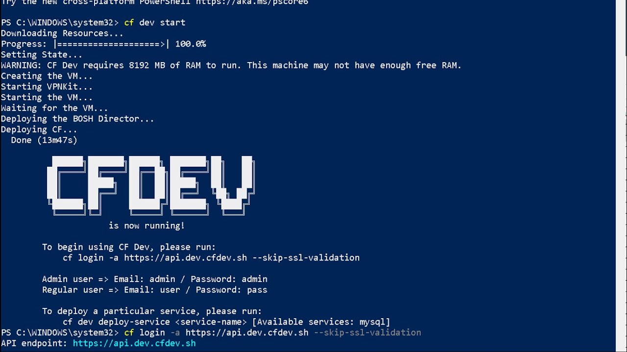 Cloud Foundry CLI Installation