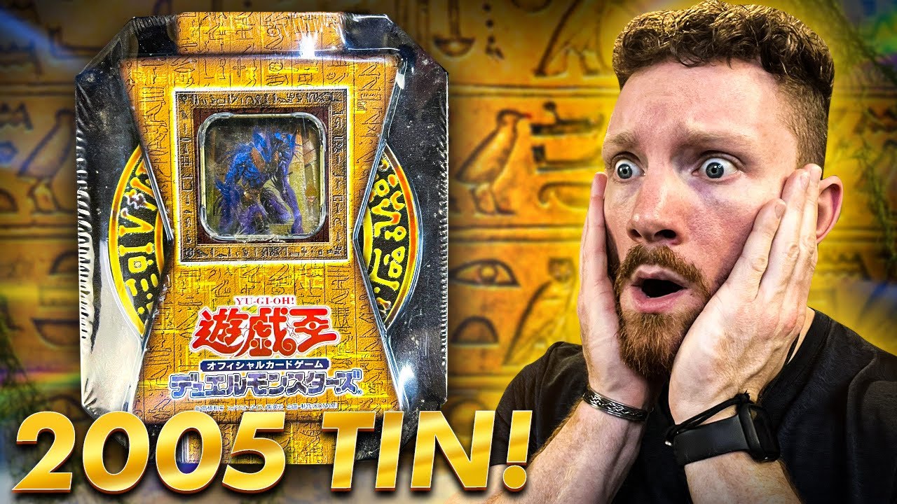 INSANE Pulls From This 2005 Yugioh OCG Tin Opening!