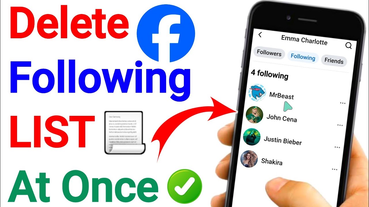 How To Delete Your Following List On Facebook At Once