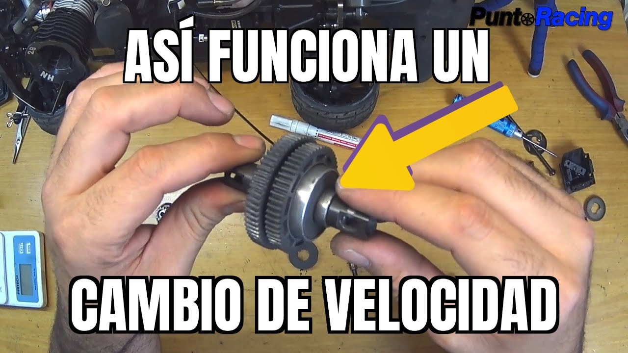 CÓMO FUNCIONA un CAMBIO de MARCHAS en un COCHE RC - 1/8 GT - 1/8 PISTA - 1/10 TOURING