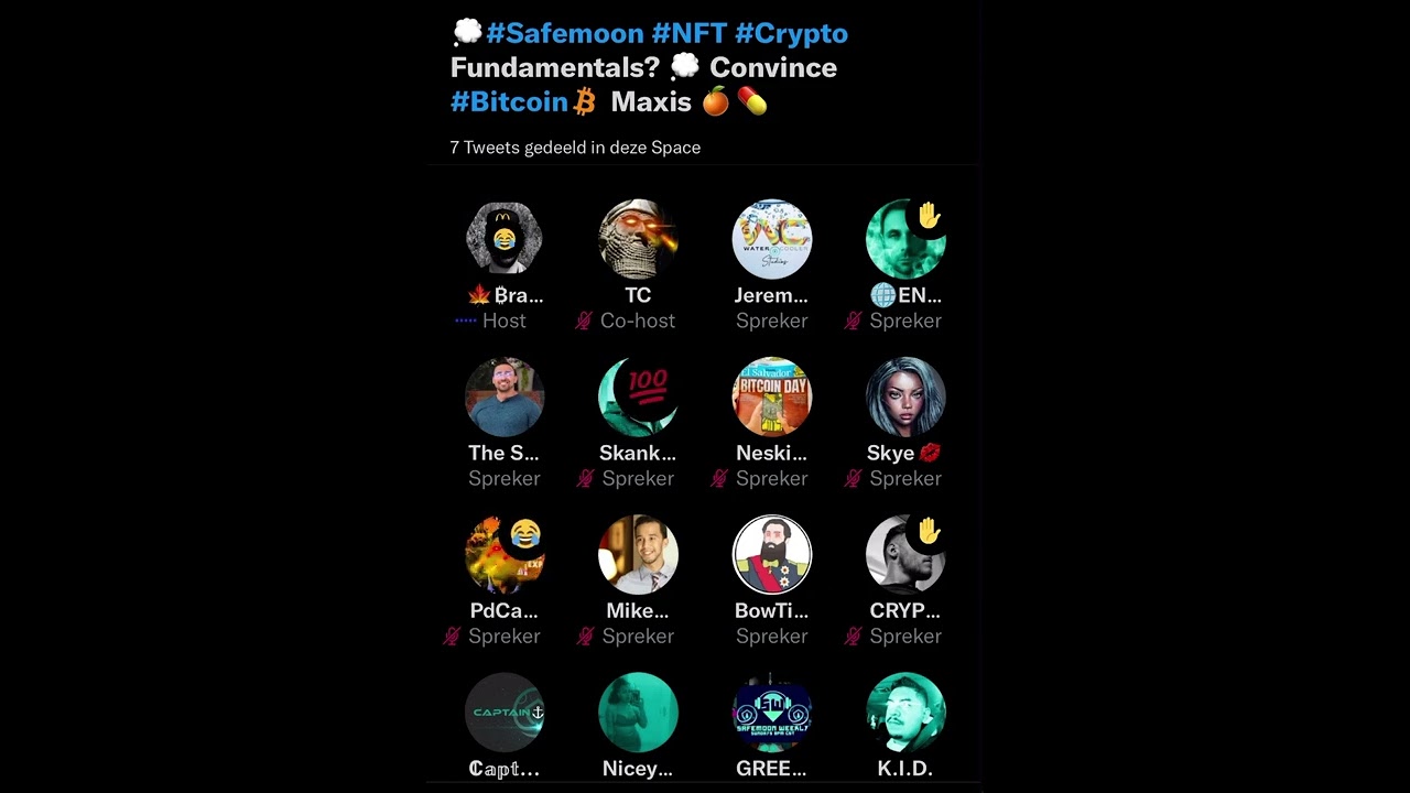 The Bitcoin / Safemoon Twitter Space with the FudHound February 6 2022