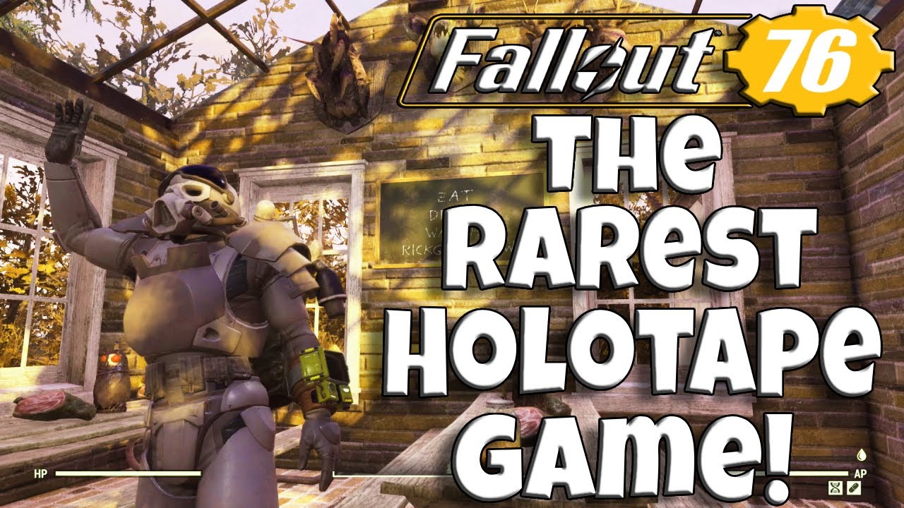 Finding The Rarest Holotape Game in Fallout 76