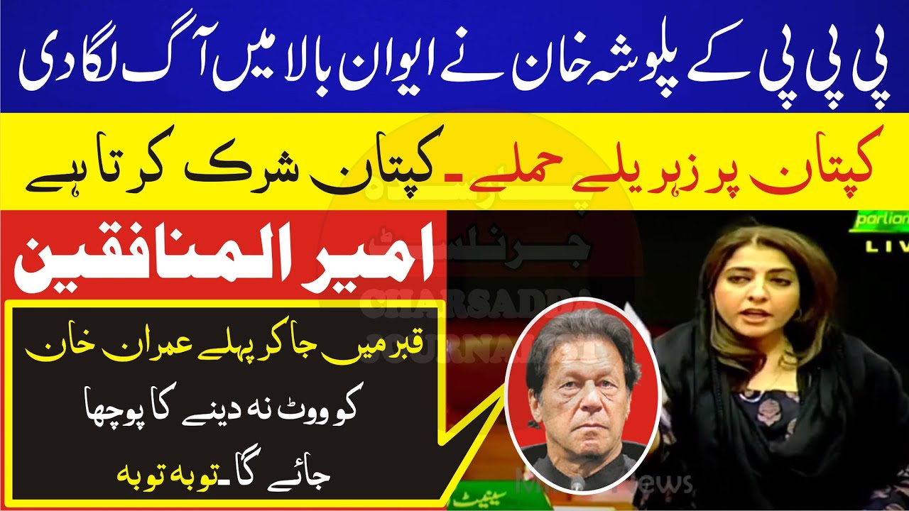 Palwasha Khan Harsh Speech Against Imran Khan - Charsadda Journalist - Complete Speech